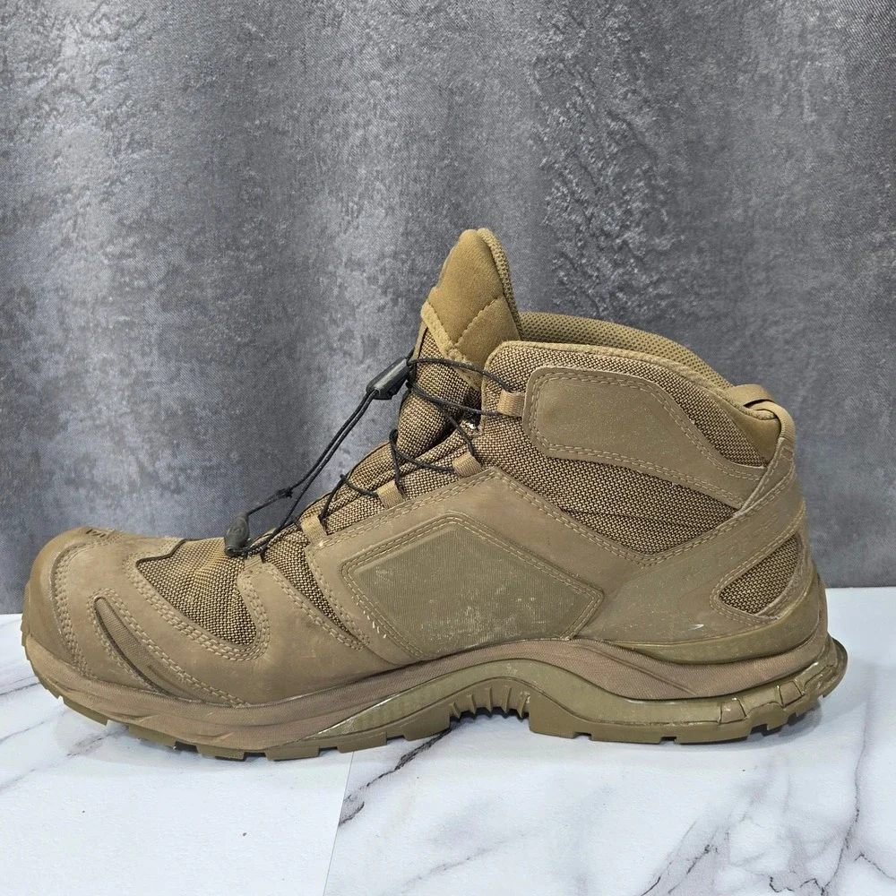 Salomon XA Forces Mid GTX Gore-Tex Tactical Boots Mens 15 Coyote Brown 401382